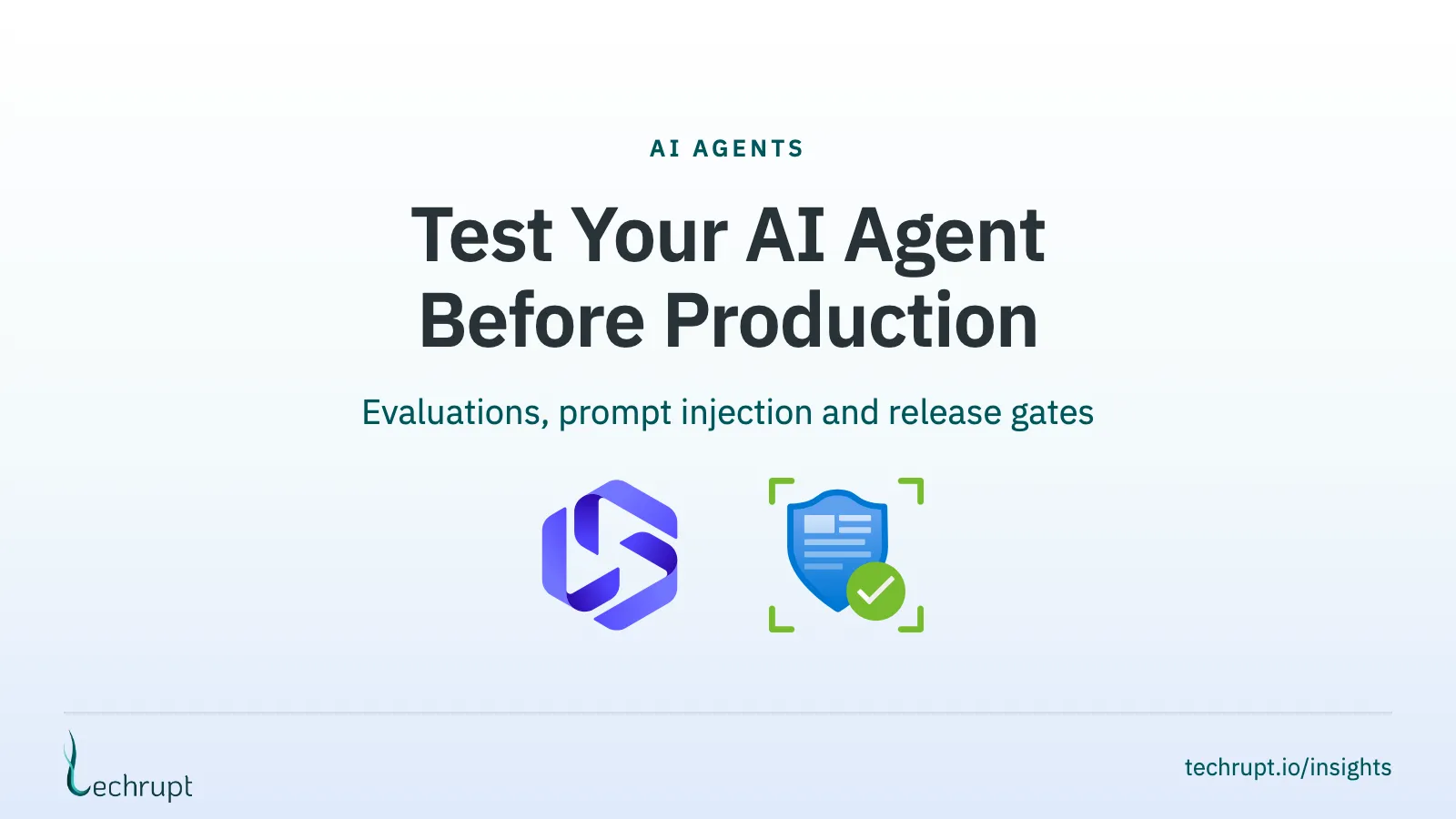 Testing AI agents before production cover